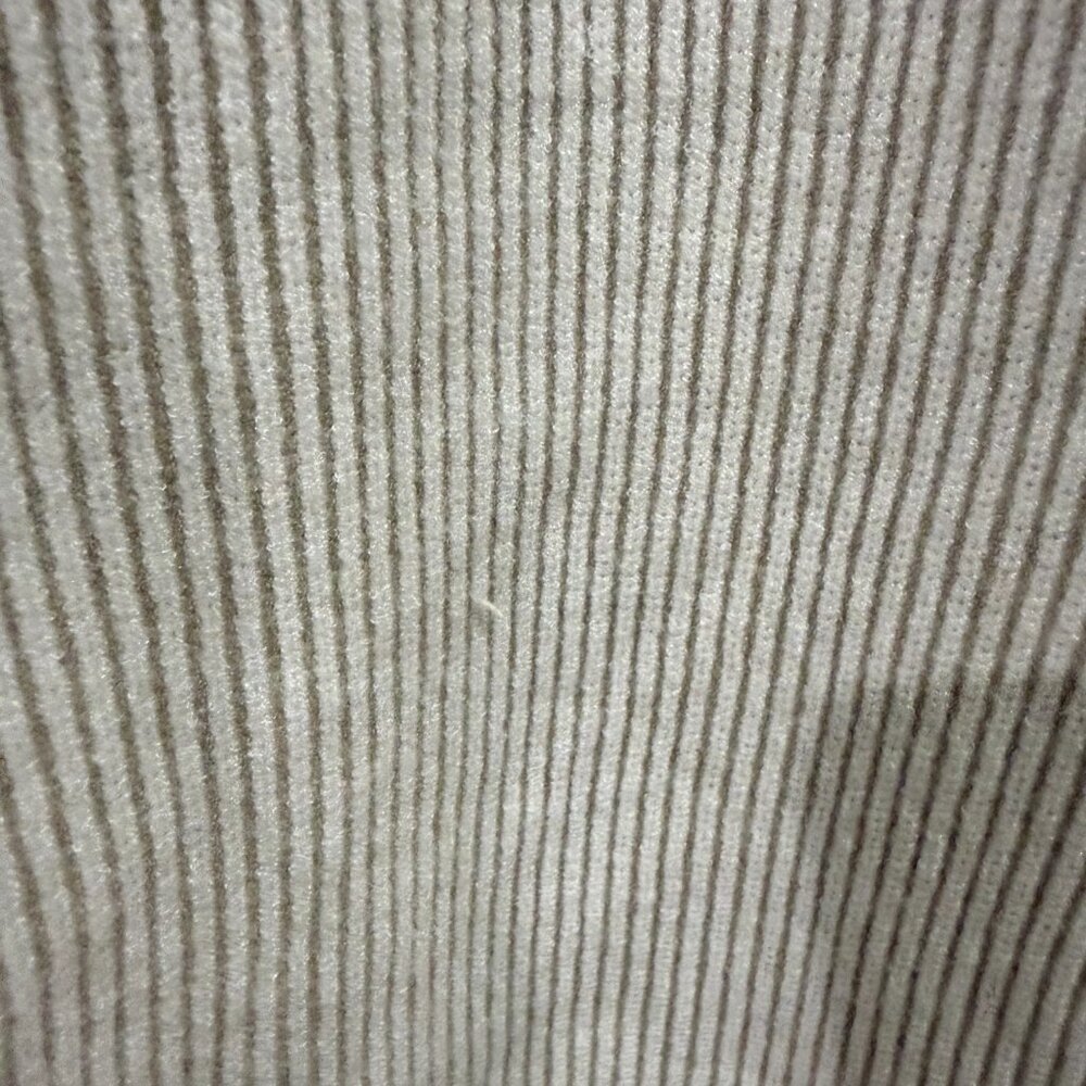cyrus ribbed mock neck sweater in light tan size L like new - Picture 3 of 6